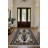 Annie Collection Digital Print Cotton-Polyester Gray Human Figured Floral Rug-433337345