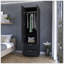 Armoire haute en mélamine avec deux portes et deux tiroirs Mayer-1131693812