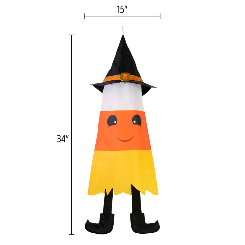 Candy Corn Cone Windsock