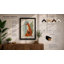 Fox in Profile Mid-Century - Framed Print-1814803179-1814803181