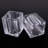 Delexus 3-Light Dimmable Bathroom Vanity Light with Ribbed Crystal Glass Shade-424351983