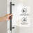 50-54 In. W X 74 In. H Single Sliding Frameless Anti-Collision System Shower Door With 1/4 In. Clear Glass-121564033
