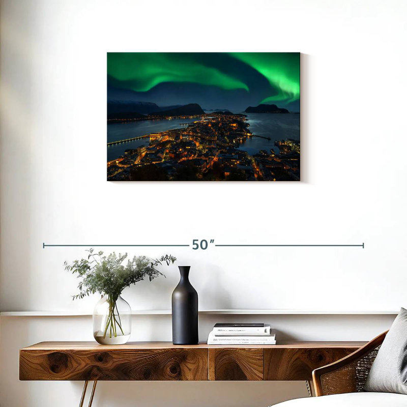 Gillard Alesund Aurora Borealis, 20" H x 30" W