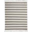 Tapis ivoire / gris tressé à la main Paxtonville-496649796