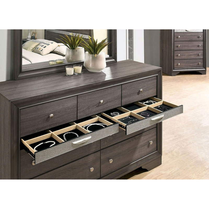 Commode contemporaine 1pc, Gris