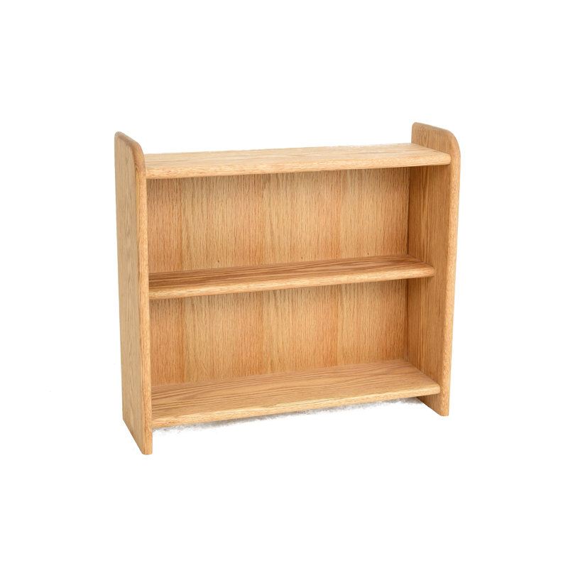 Shelf-Style Wooden DVD/VHS Rack - 07 Series, Dark, 21.5" H x 24.25" W x 7.25" D