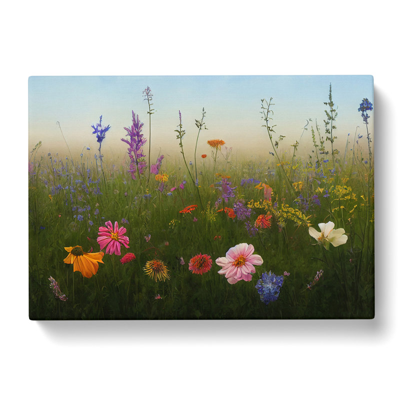Supreme Wildflowers Floral - Wrapped Canvas, 40cm H x 60cm W x 3cm D