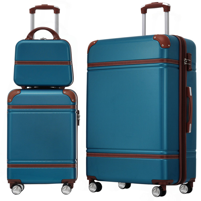 Ensemble de 3 valises à roulettes Hardshell avec valise TSA