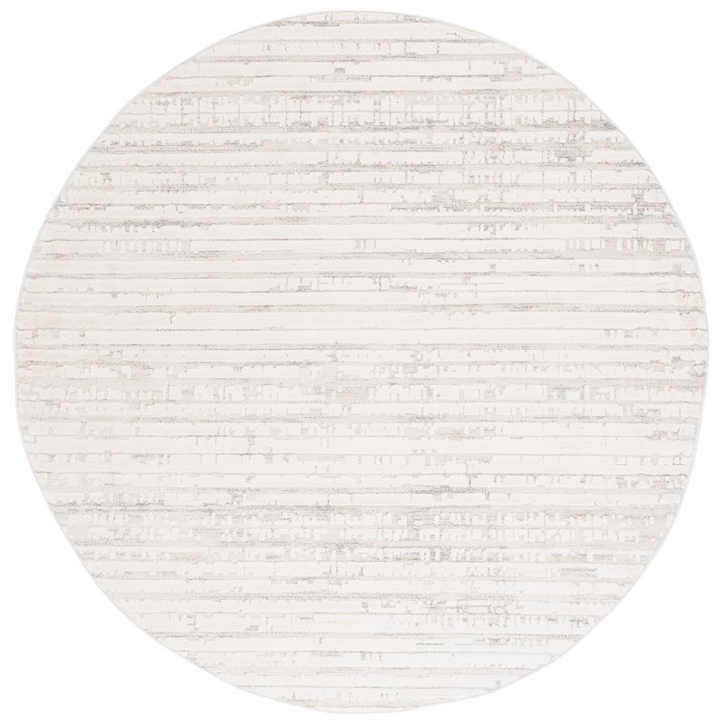 Tapis abstrait Elmhurst Performance, Rond 6 pi 7 po