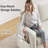 Ebern Designs 81" Convertible L Shaped Couch Sofa Sleeper With Reversible Chaise With Storage And Side Pockets-649564512