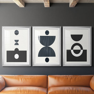 Eclipse I  -Custom Framed  Premium Print W Matt - 3 Pieces