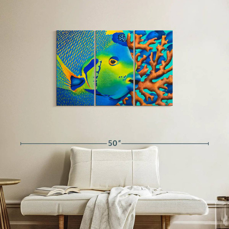 Poisson-ange Brampt, H 24 po x l 38 po