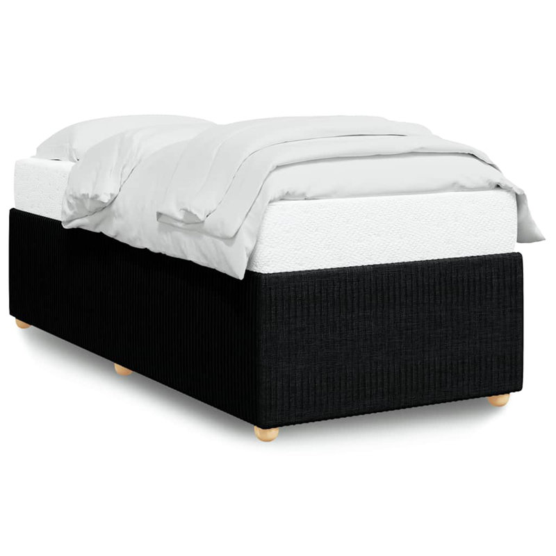 Sontich Upholstered Bed, Single (3'), Black