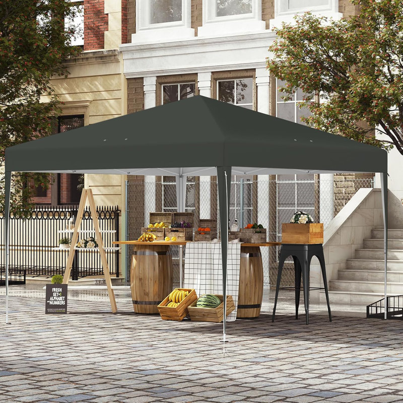 Brittenham 3 x 3m Metal Patio Gazebo, Anthracite