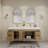 70.8" Wall-Mounted Double Bathroom Vanity Set-70381341