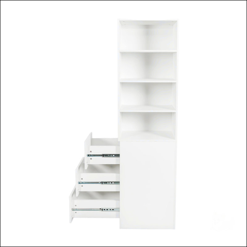 Armoire de rangement H 70,87 ", Blanc