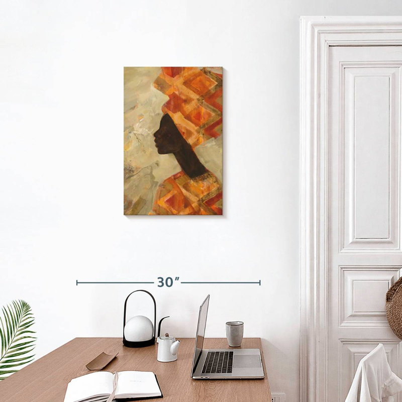 Leisha beauté africaine II, H 24 po x l 16 po