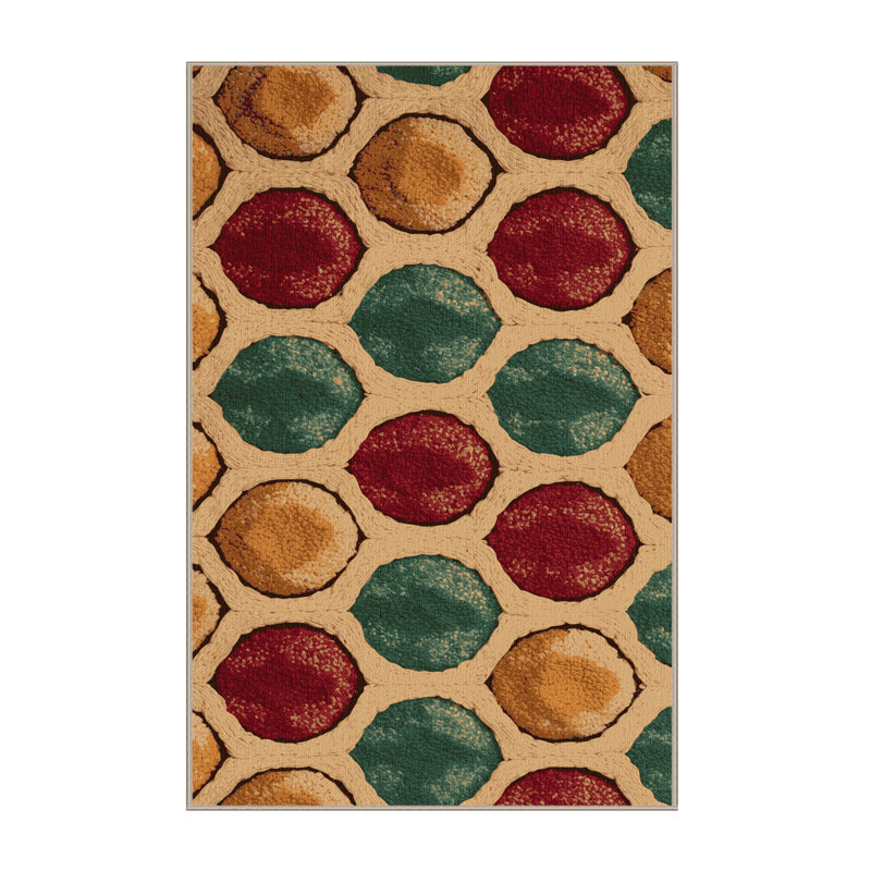  Tapis lavable Ladoo Desserts, Rectangle 4pi x 6 pi
