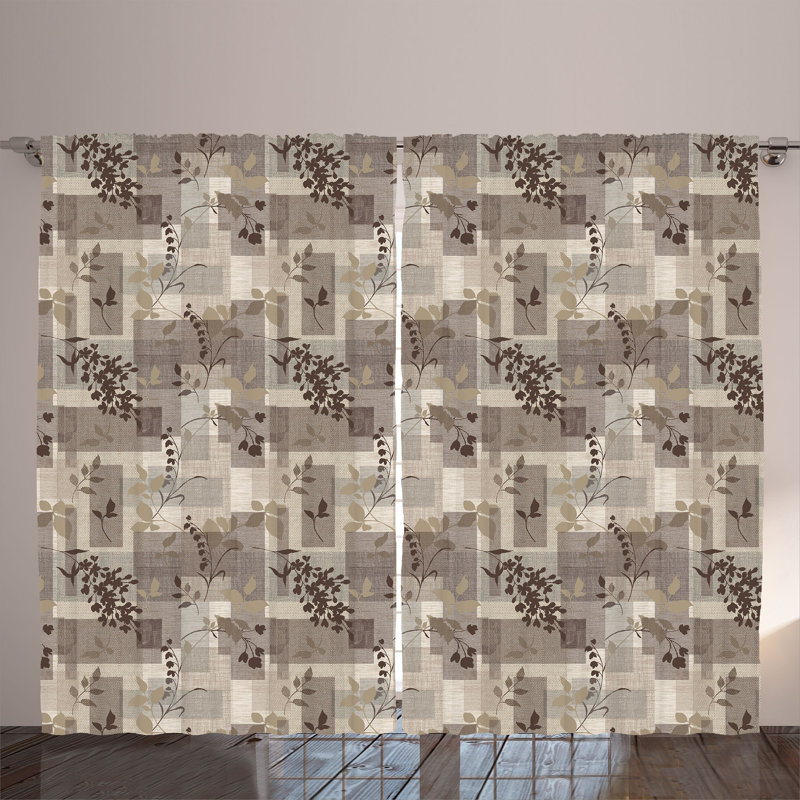Semi Sheer Curtain Pair