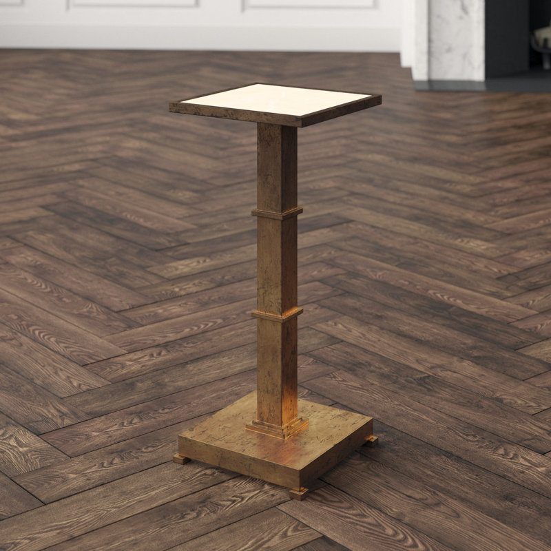 Blake Marble End Table, Gold