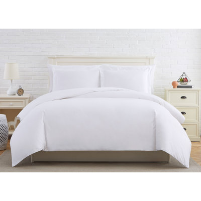 Southshore Fine Linens Classic Collection 300-threac count Cotton Percale Duvet Cover Set