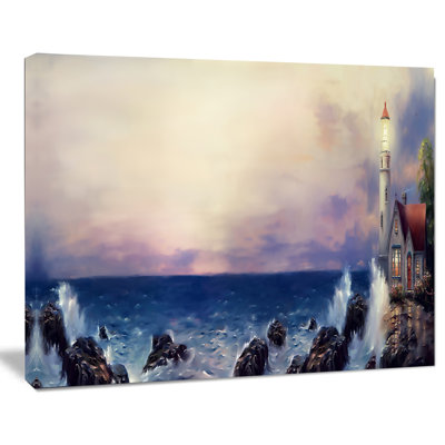 " 'Lighthouse Sea Panoramic Landscape' "