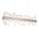 Acropolis Dimmable LED Kitchen Island Square / Rectangle Chandelier
