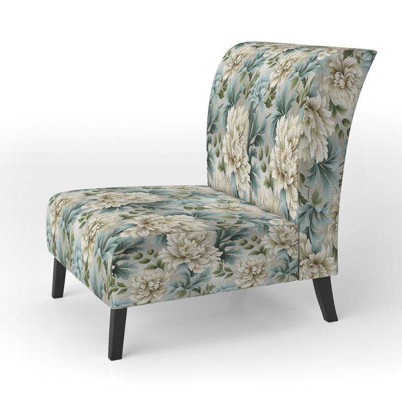 Fauteuil de chambre traditionnel rembourré Petal Symphony