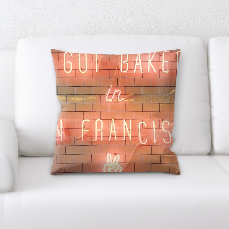 Microsuede Reversible Throw Pillow