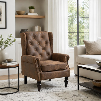 Wood Frame Armchair