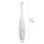 Tall Bright White Screw Thread Floor Vase for Home Living Room Decor