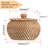 Round Rattan Boxes with Lid
