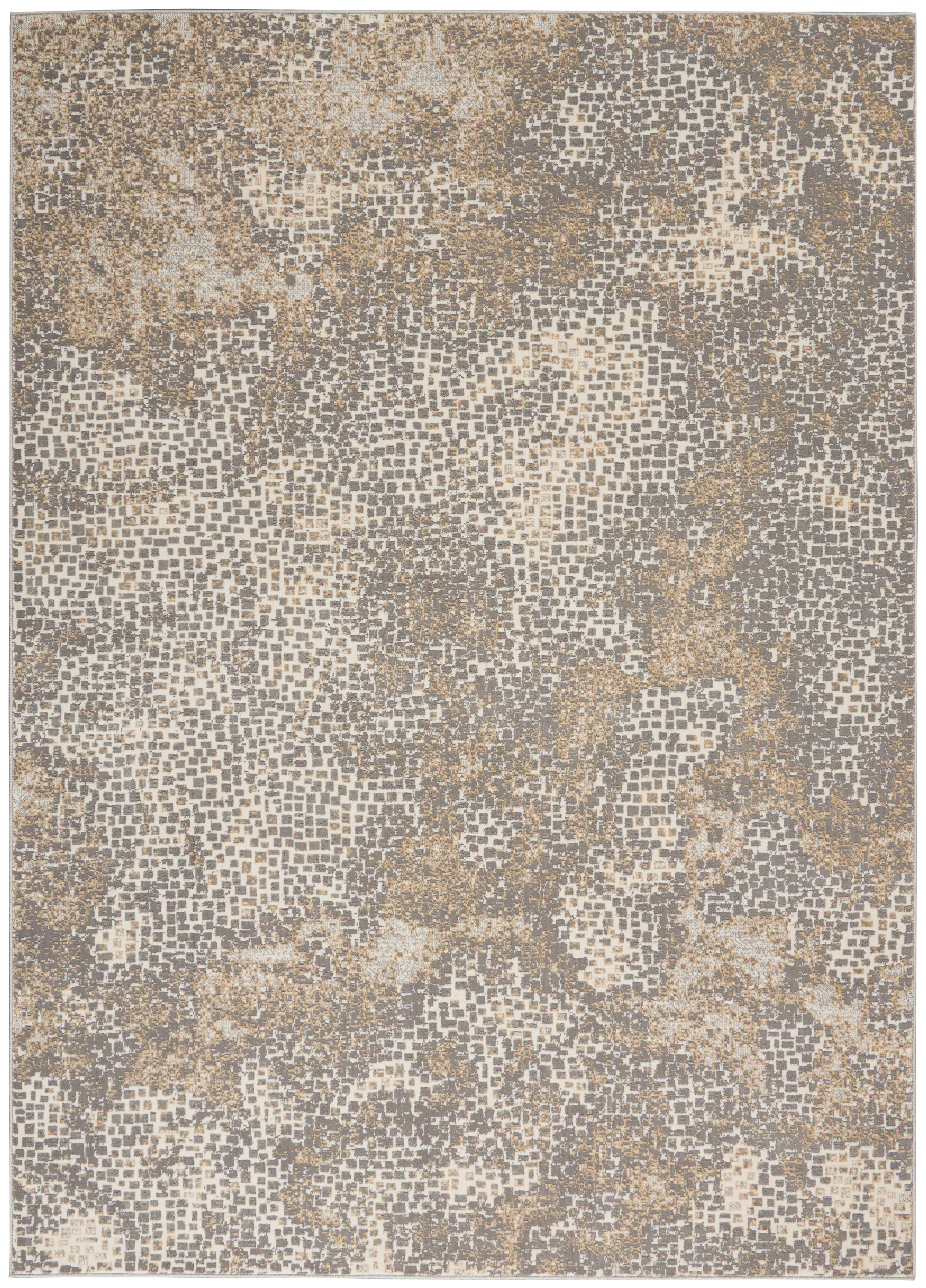 Michael Amini Uptown Abstract Beige Area Rug | Perigold