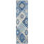 Machine Washable Indoor/Outdoor Xhevrie Blue Rug-112128010