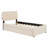 Upholstered Platform Bed With Trundle-1051441037