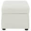 Repose-pieds avec rangement relevable hydraulique Merced Beige