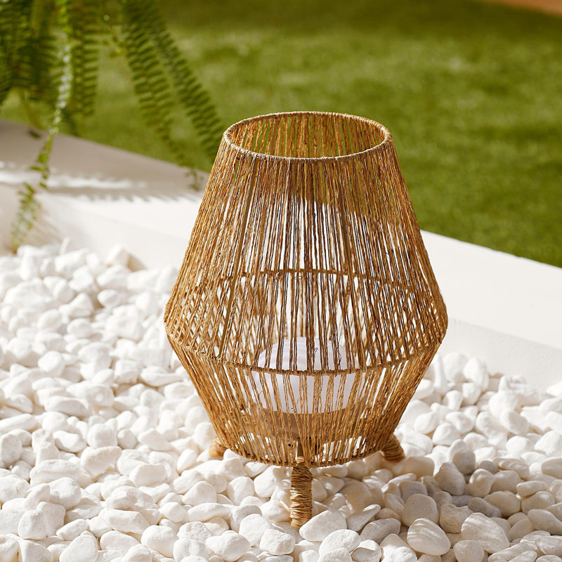 13'' Battery Powered Integrated LED Jar Lantern
