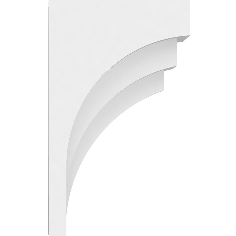 Corbel Standard Rockford Architectural Grade PVC, H 8,38 po x l 2 po x p 5 po