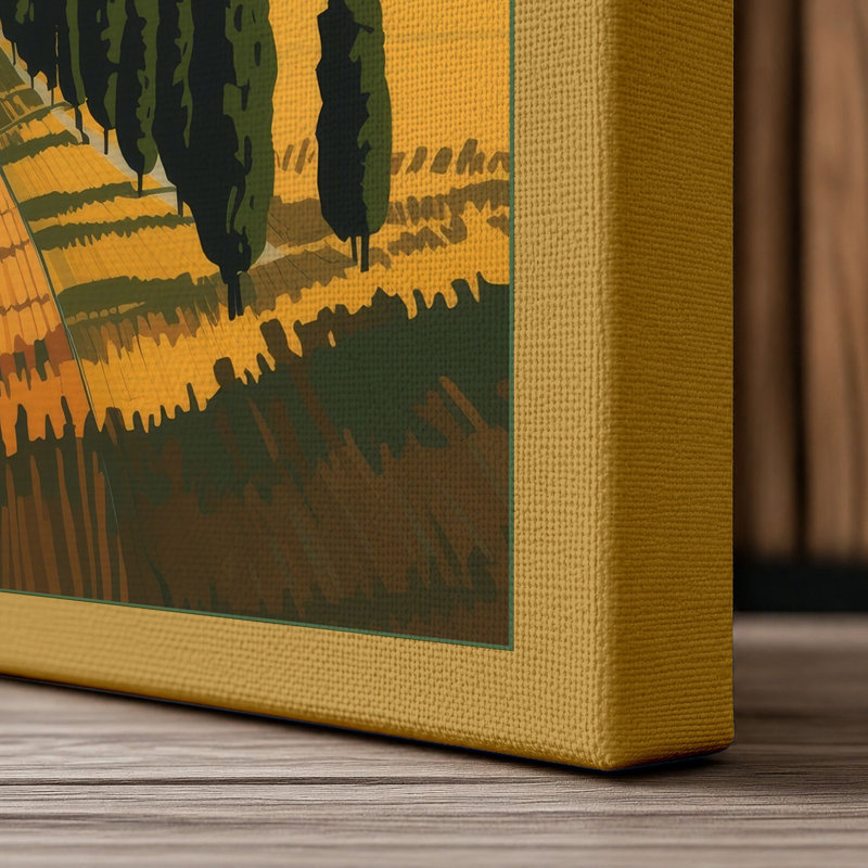 Print, 18x12 - 45.7 x 30.5 cm, Ochre Border