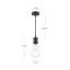 Luminaire suspendu d'extérieur à 1 ampoule Marcel-88045089