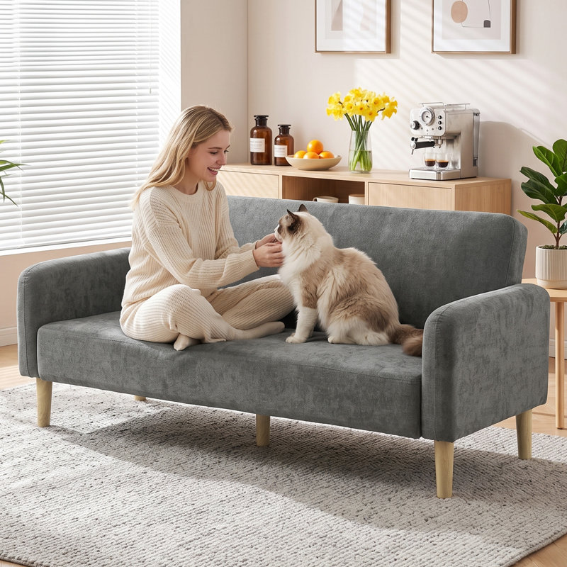 160 cm W Loveseat, Gray