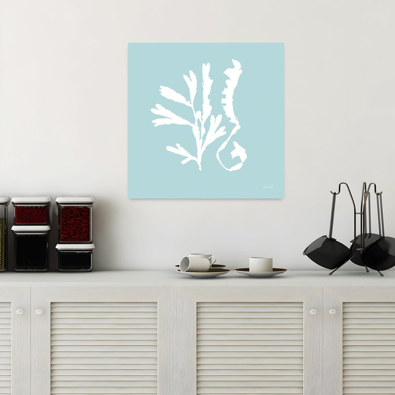 Art côtier Seaweed II, H 18 po x l 18 po
