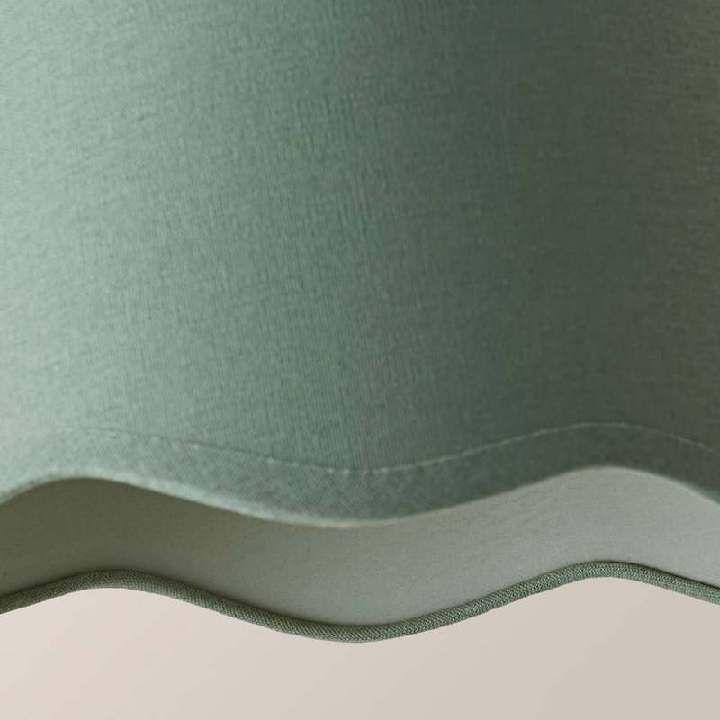 Alazar Empire Lamp Shade ( Slip-On ), 15cm H x 25cm W x 25cm D, Green