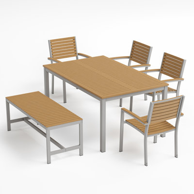 Travira Outdoor 6 - Piece Dining Set