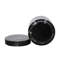 Urne avec couvercle en marbre zébré noir