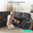 Sherry 106" Upholstered Modular Sectional with Sotrage Ottoman & USB Charging-122875786
