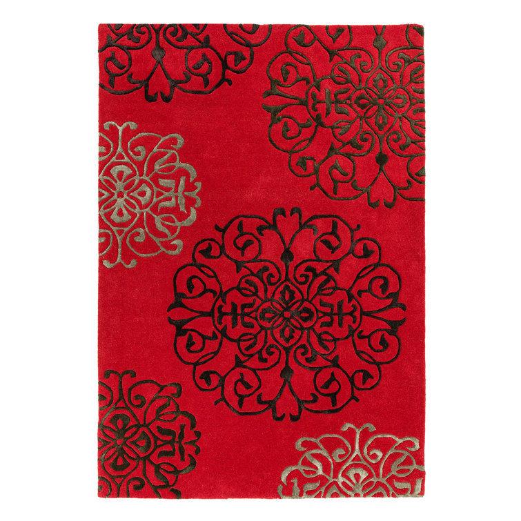 Yamala Floral Hand Woven Area Rug