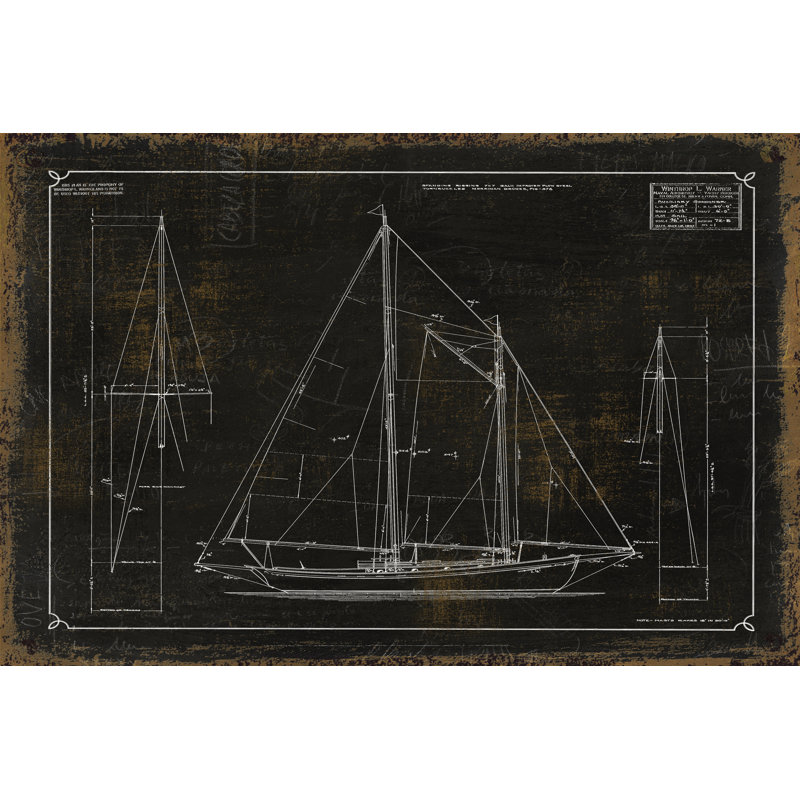 Old Drawing 20 - Wrapped Canvas Print, 20cm H x 30cm W x 3.8cm D