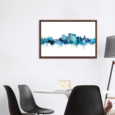 Boise Idaho Skyline by Michael Tompsett - Print on Canvas