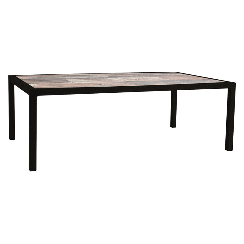 Quadra Outdoor Rectangle Dining Table, Urban Shift, Carbon Black